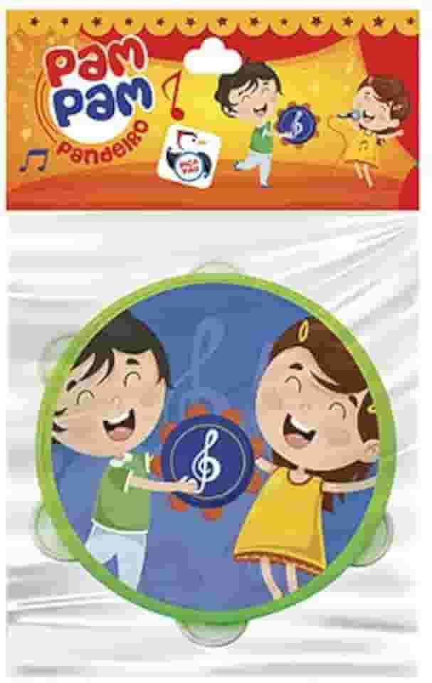 Pandeiro Grande, Pica Pau Brinquedos, Multicor