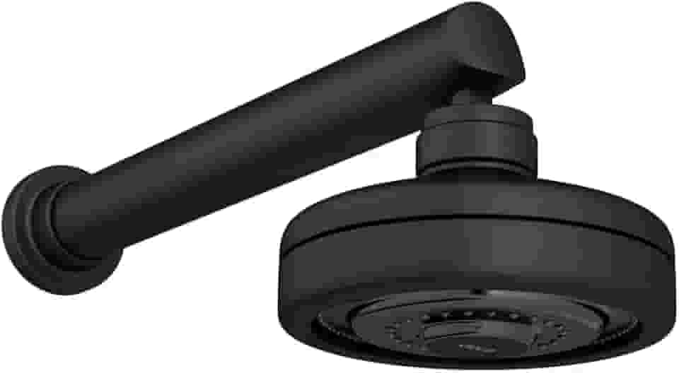 Chuveiro com tubo de parede AcquaPlus, Black Matte, Deca, 1990.BL.CT.MT