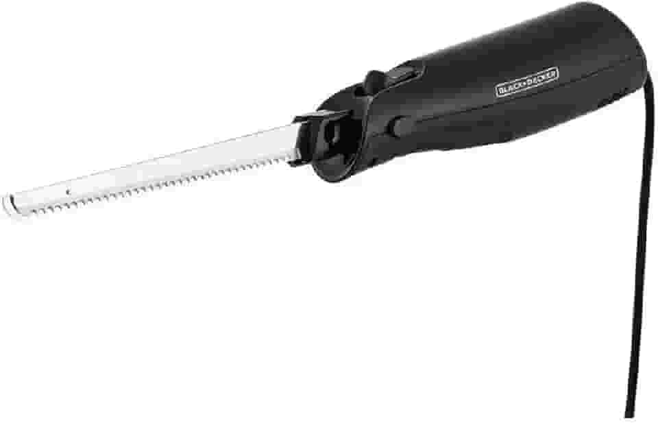 BLACK+DECKER Faca de Cozinha Power Blade, com Lâminas Removíveis em Inox, para Cortar Alimentos, Modelo FEL150, 220V