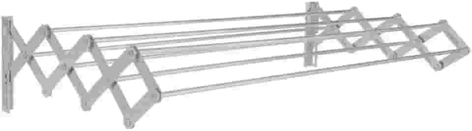 Mor - Varal Sanfonado Alumínio 80cm Cinza