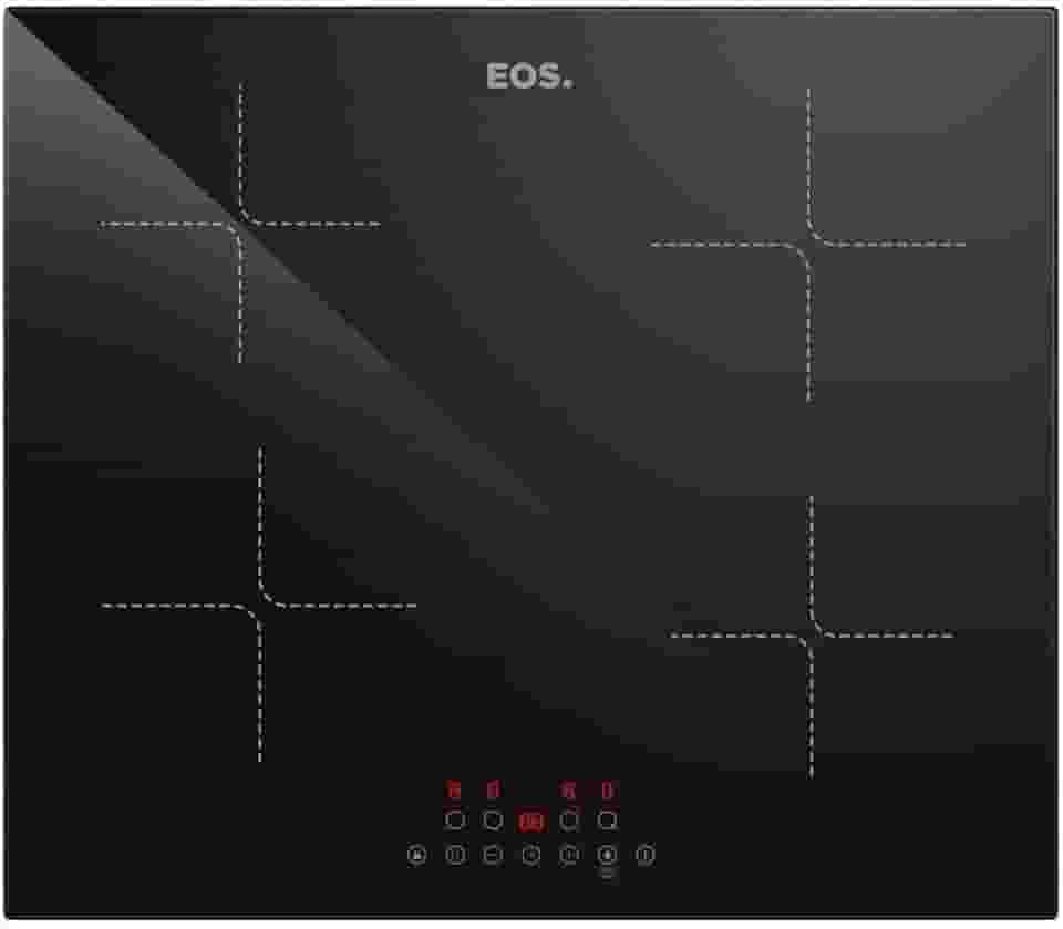 Cooktop de Indução 4 Bocas Eos 7200w Preto Eci04ep2 220v