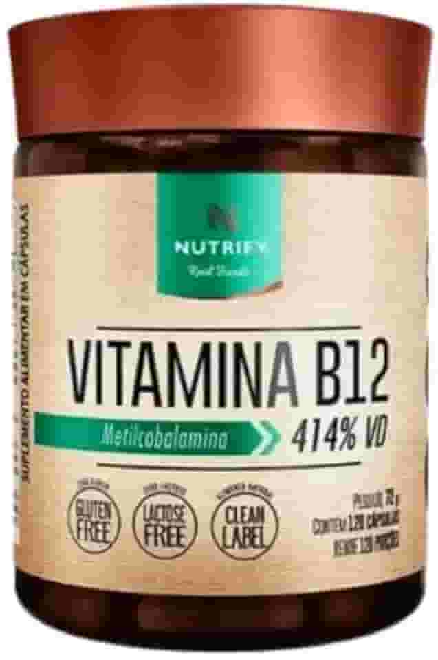 Vitamina b12 metilcobalamina 414% 120 caps nutrify