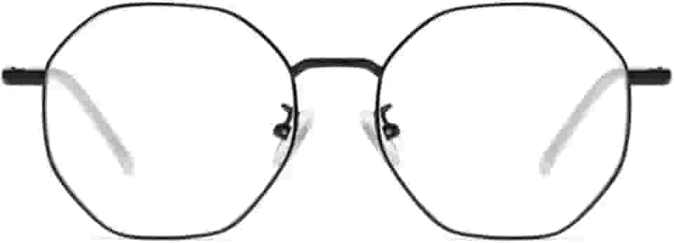 Armação de Óculos Estilo Hexagonal Masculino/Feminino