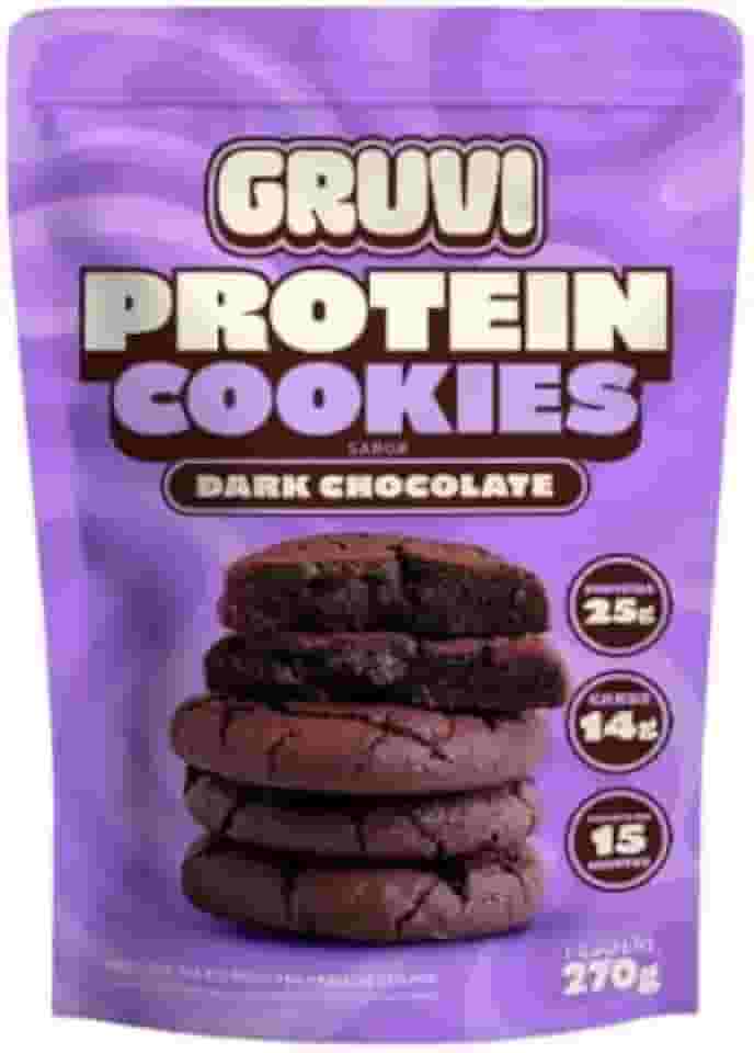 JHAMAL Mistura em Pó para Cookies Proteico - Sabor Chocolate Dark Massa de chocolate- Saudável e Rico em Proteínas - Vegano, Sem Gluten, Sem Adição de Açúcar, Sem OGM, Plant Based – Preparo de Massa Rápida Pacote de 270g