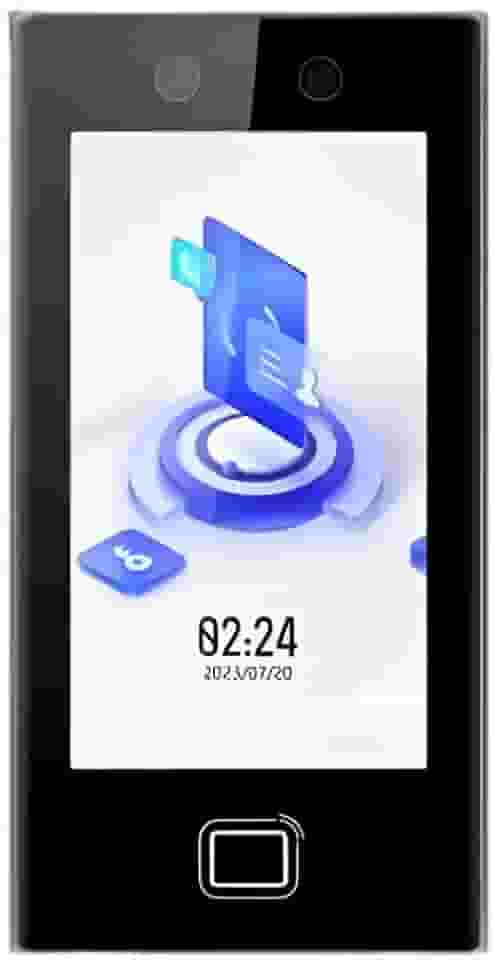 Leitor Biométrico Hik DS-K1T672MX | Reconhecimento Facial, Cartão 13.56 MHz, Tela 7', Controle de 2 Portas