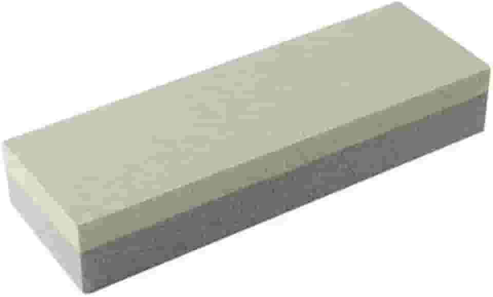 Pedra de Amolar E Afiar Facas de Cozinha Afiador Ideal Para Uso Doméstico e Chef Alta Durabilidade e Eficiência Dupla Face 20x5cm