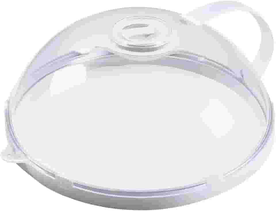 Tampa Microondas Anti-Respingo Com Alça Transparente Anti Sujeira Com Válvula Premium