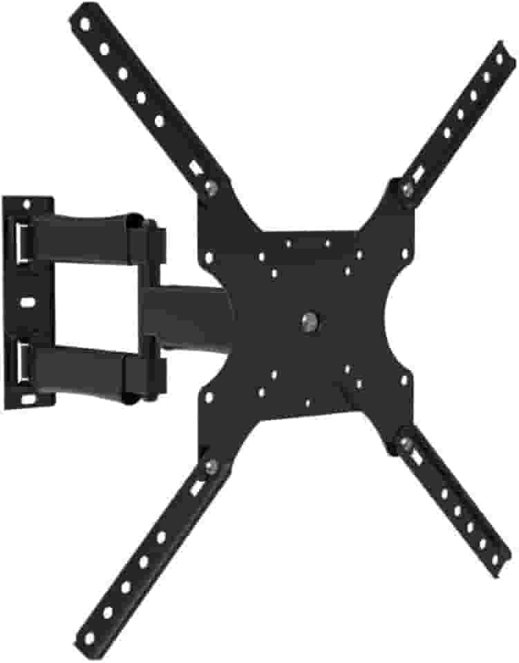 Suporte Articulado de Parede para TV 23” a 60” Premium 4 Movimentos – Estrutura Reforçada, Rotação 360°, Inclinação Ajustável, até 30kg, com Nível Bolha e Organizador de Cabos