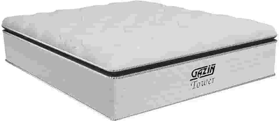 Colchao Casal Molas Ensacadas Tower Gazin 138x34x188