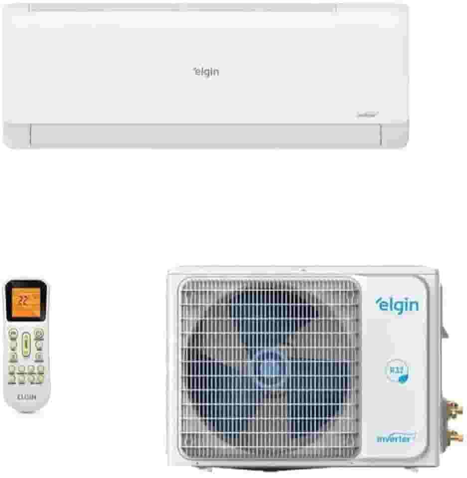 Ar-condicionado Split Inverter Ii 12000 Btus Elgin Eco com Wi-fi Integrado High Wall Só Frio 45hjfi12c2wb/45hjfe12c2cb 220v