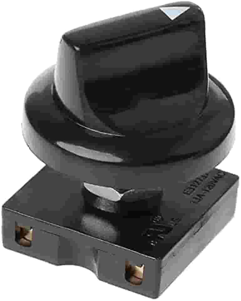 BWESOO Interruptor Rotativo Para Ventilador Preto, 4 Posições, Seletor De 3 Velocidades, Regulador Com Isolador Botão E Controles Profissionais Teto Parede