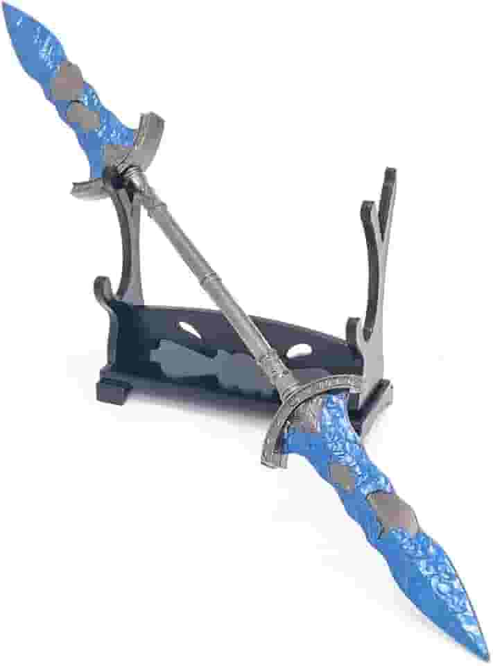 Elden Ring Réplica de bonecos de ação Gárgula Twinblade Coleção de Brinquedos Suprimentos de Festa Decoração de Mesa Mochila Pingente Presente, Multicor, M