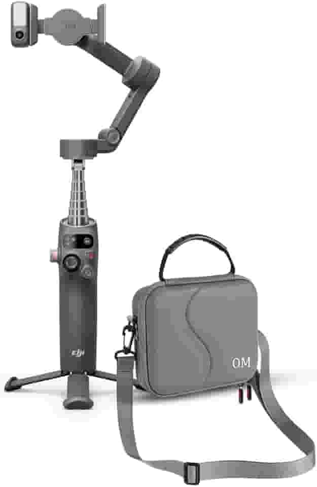 DJI Osmo Mobile Gimbal 7P com módulo multifuncional e estojo de estabilização e viagem de 7ª geração