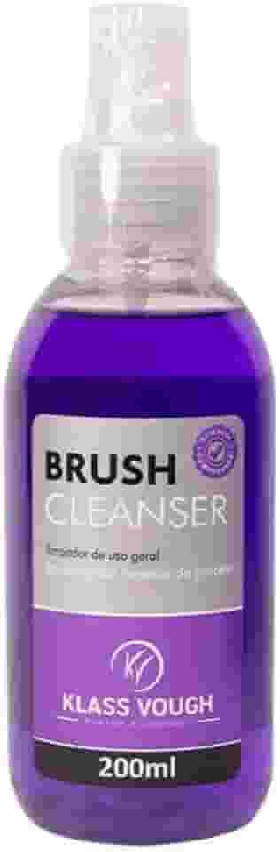 Klass Vough- Limpador de Pincéis de Maquiagem Profissional Brush Clean (200ml c/Borrifador)