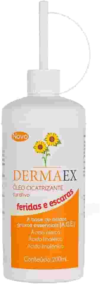 Kit Dermaex oleo de girassol feridas escaras 3x200mL