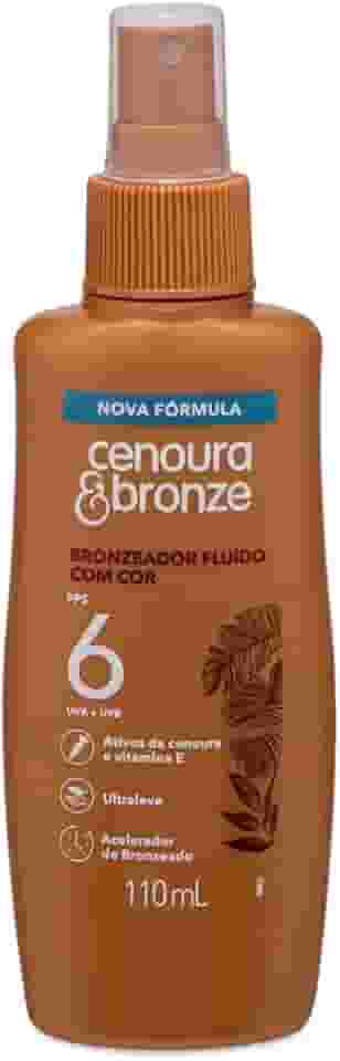 Bronzeador Fluído com Cor FPS 6 Cenoura & Bronze 110ml