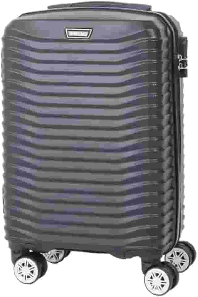 Mala De Viagem Bordo 10 Kg Abs 4 Rodas Duplas Cadeado Embutido (Preto)