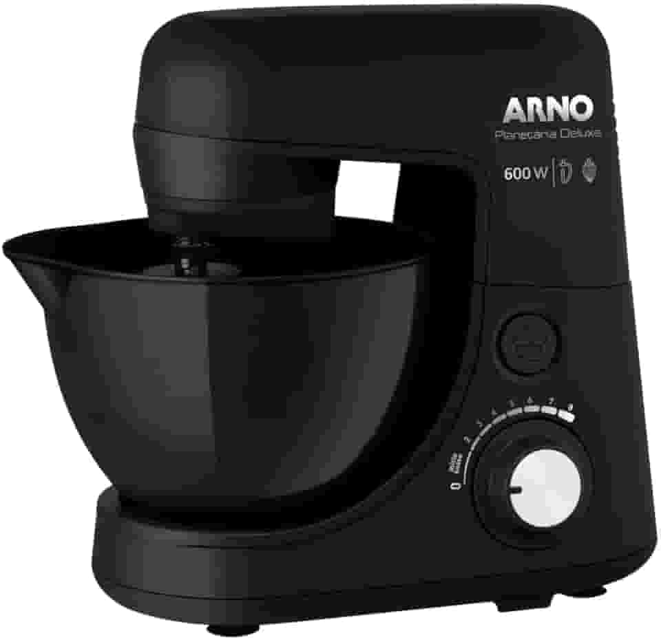 Batedeira Planetária Arno Nova Deluxe 600w Preta Sx34