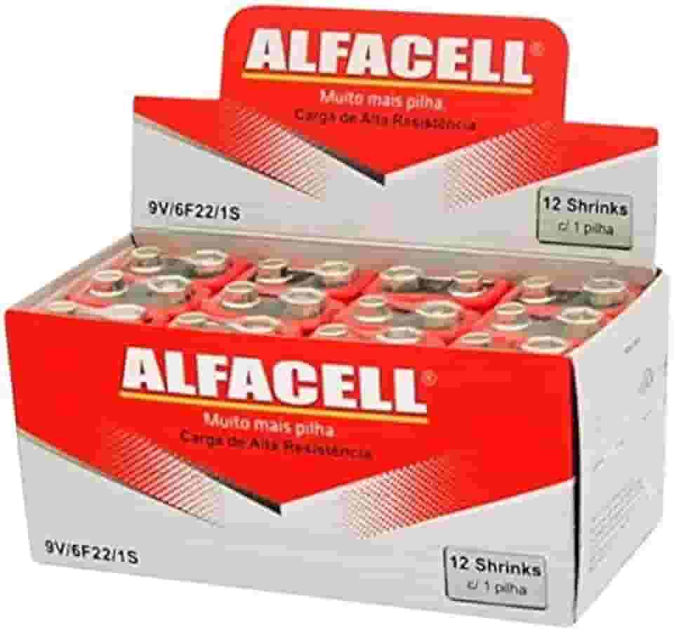 Bateria 9v Pilha Comum Caixa Com 12 Unidades Original