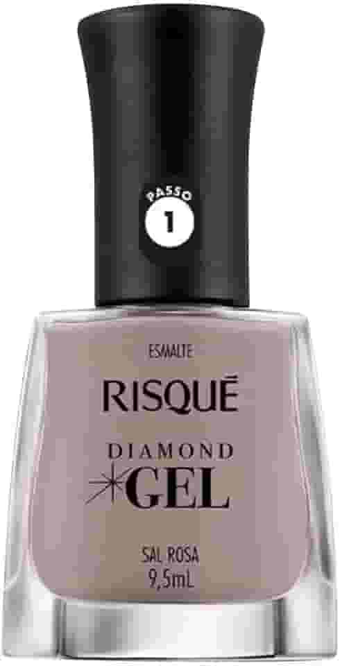 Risqué Esmalte Diamond Gel Sal Rosa Cremoso 9 5 Ml