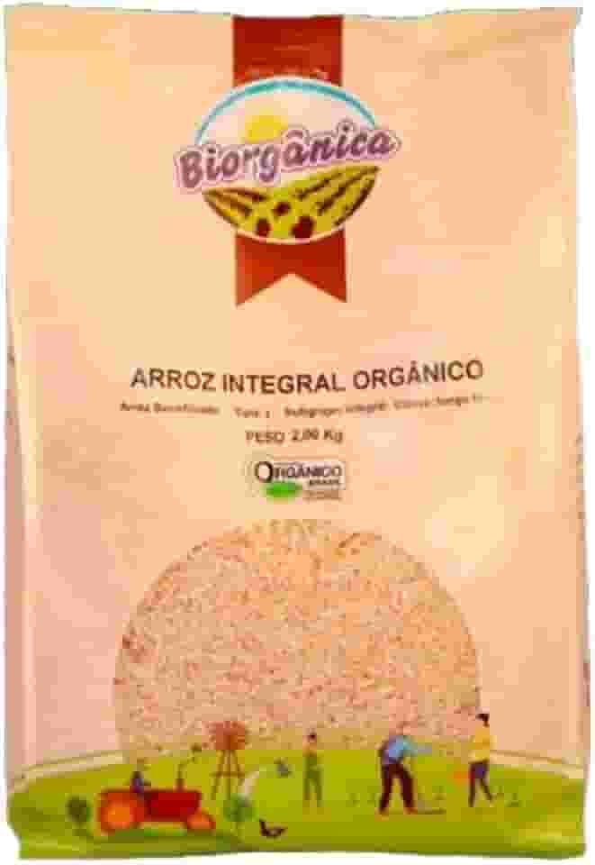 Arroz Agulhinha Integral Orgânico Biorgânica 2kg