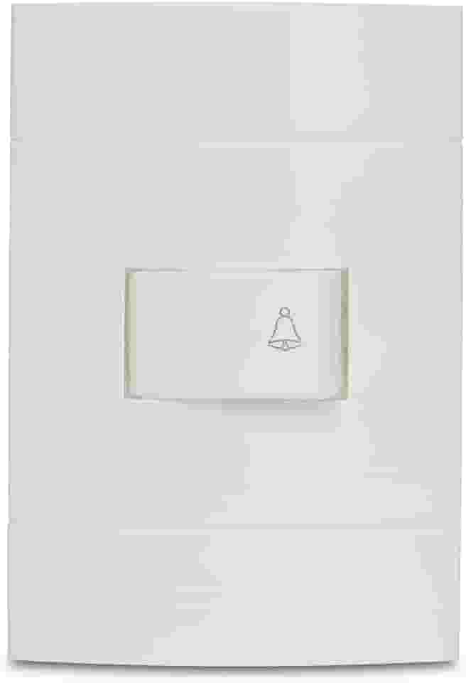 Conjunto Campainha Pulsador 10A 250V Branco Lunare Prm44061, Schneider Electric