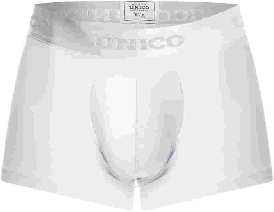 Masculino Cuecas Boxer Mundo Único Masculinas | Boxer Suspensório Com Alto Ajuste E Conforto De Movimento | Cueca Elástica De Microfibra | Elástico Que Não Enverga, Não Sube | Branco - Gr