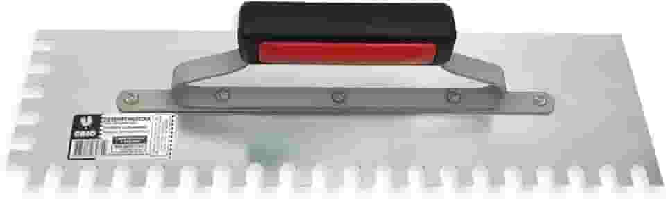 Desempenadeira Dentada Galo Aço Temperado 400mm X 120mm Cabo Fechado Para Argamassa Azulejo Contra Piso Original P/Pedreiro - (307/04)