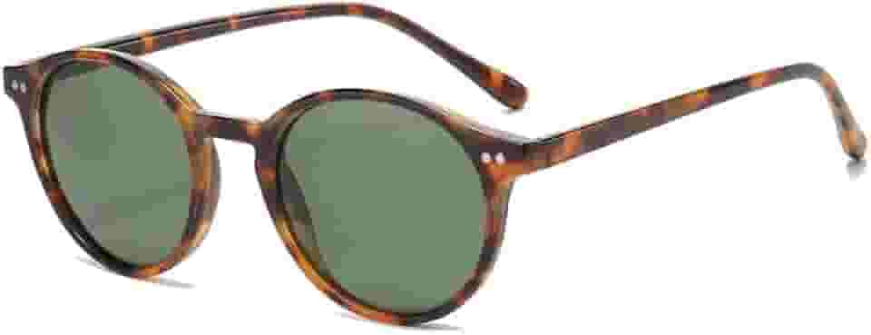 Óculos de sol pequenos redondos clássicos polarizados para mulheres e homens, lentes UV400 estilo vintage