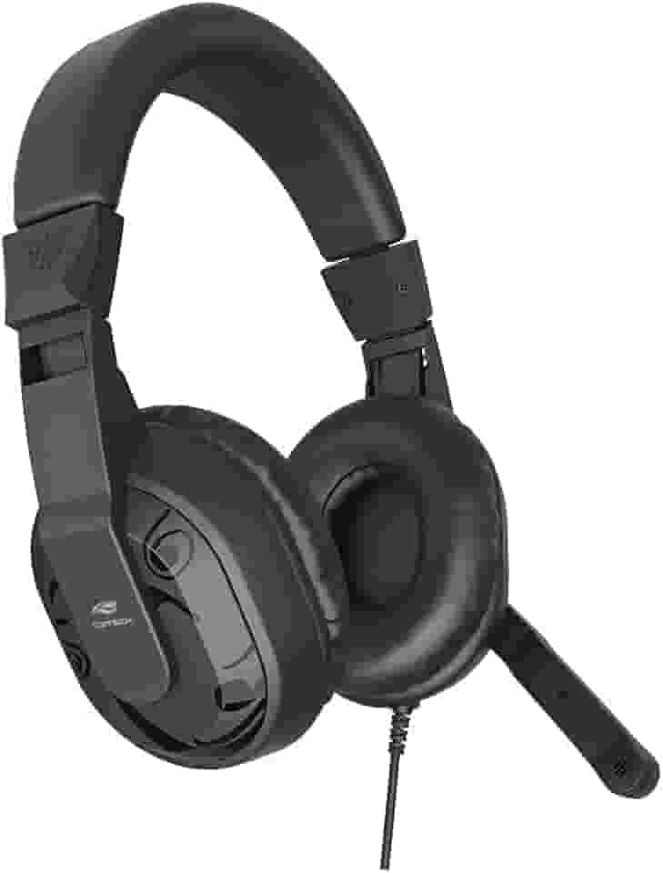 C3tech Headset com fio USB PH-300BK, Preto, Microfone Omnidirecional, Alto-Falante 40mm