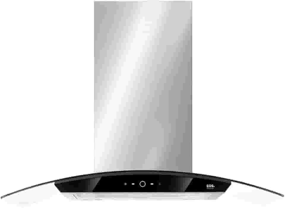 Coifa de Ilha Eos 90cm Eco90ivd Touch Inox com Vidro 110v