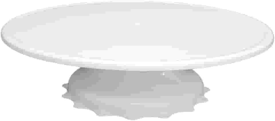 Suporte Bailarina Giratório Rendido para Bolo e Sobremesa 32x12 cm – Suporta até 12 kg