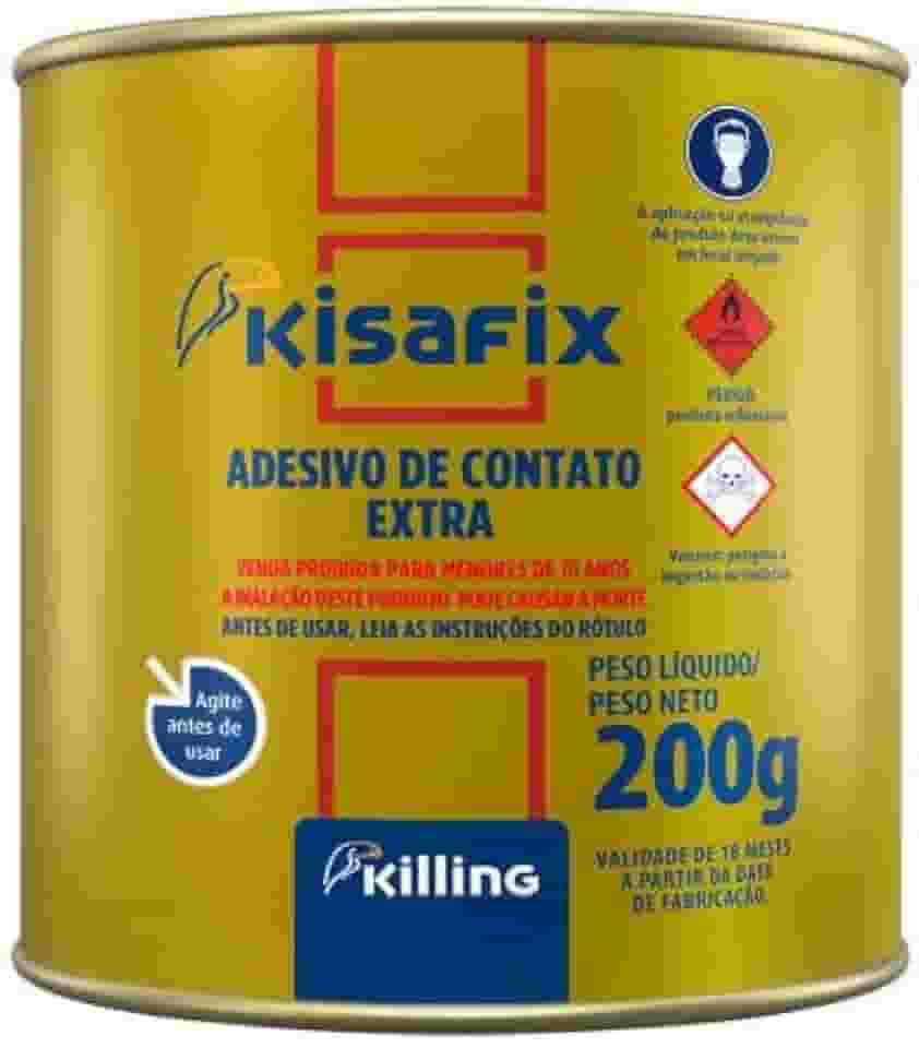 Adesivo Contato Extra 200g Kisafix