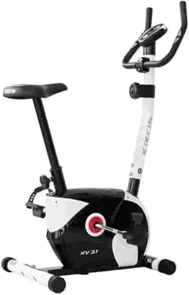 Bicicleta Ergométrica Kikos KV3.1i Magnética; Silenciosa, Display LCD com funções: Tempo, Velocidade, Distância, Calorias e Odômetro; Monitoramento cardiaco - Hand grip; ideal para treinos em casa.
