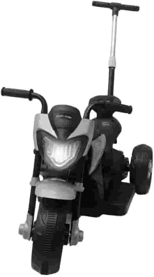 Mini Moto Esportiva Elétrica, Cor Cinza,Brinquedo de Passear,Veículos Elétricos Infantis Suporta até 30Kg