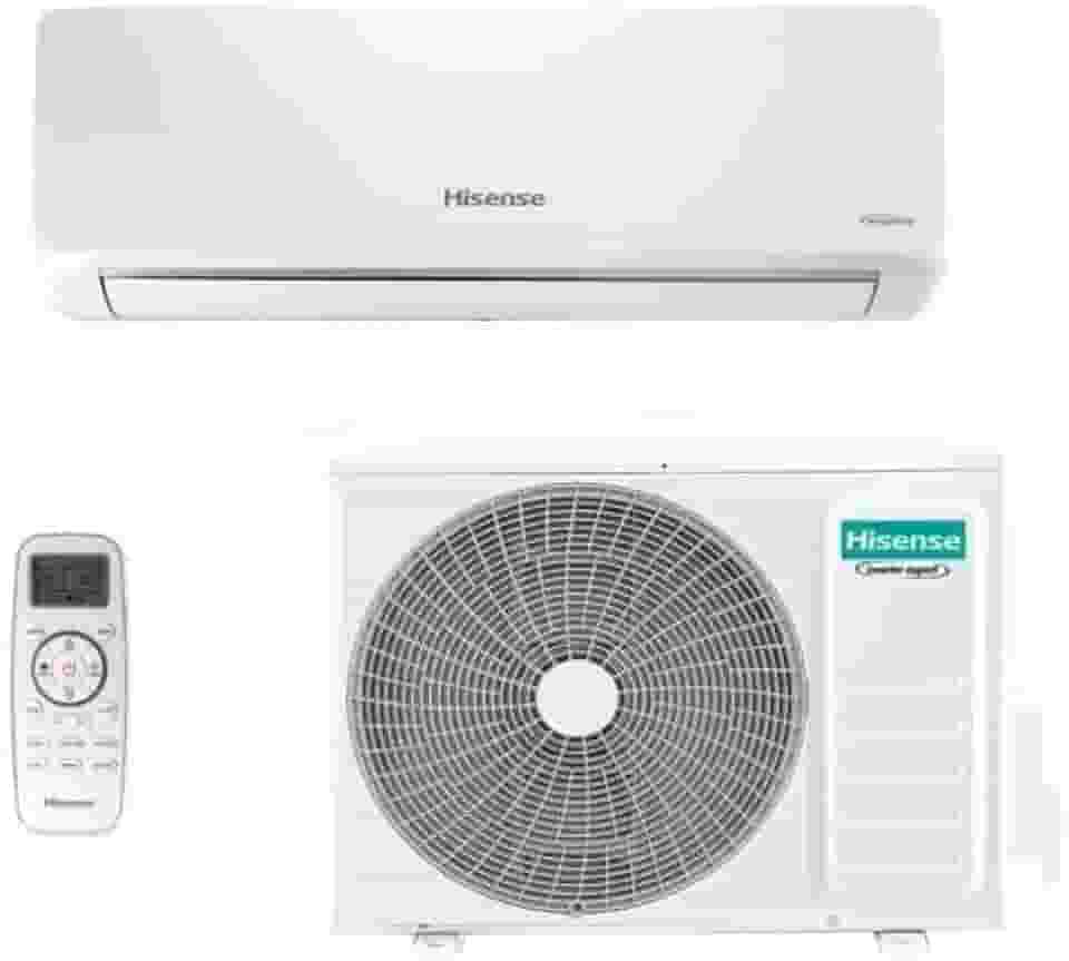 AR CONDICIONADO SPLIT INVERTER HISENSE R-32 HI-WALL 9000 BTUS QUENTE E FRIO WI-FI 220V