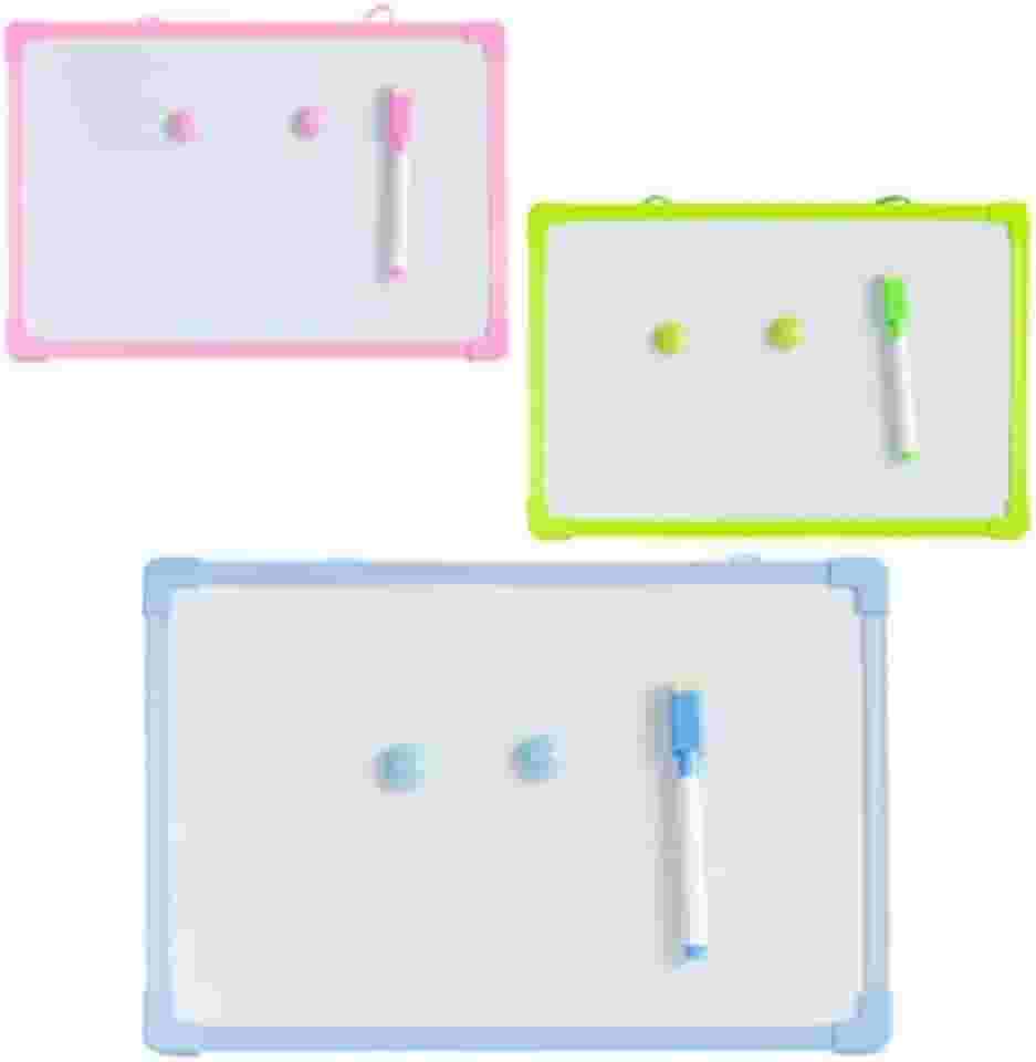 Quadro Branco Lousa 30x20cm Magnético Com Caneta e Apagador (Azul)