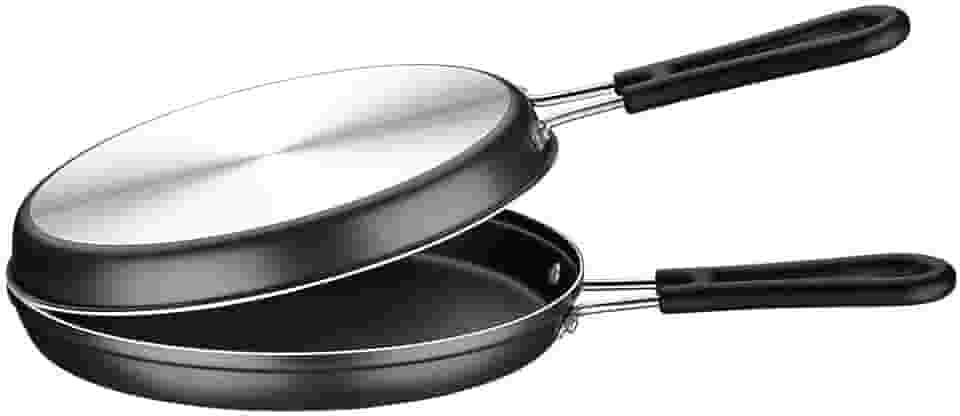 Omeleteira De Alumínio Com Revestimento Interno De Antiaderente Ø24cm Tramontina Versalhes Grafite 24cm