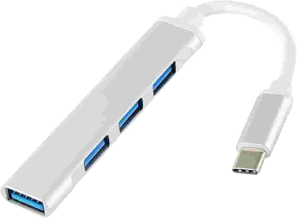 Adaptador Multiporta USB Hub tipo C, USB Dock Station com 4 Portas USB 3.0 (USB-C)