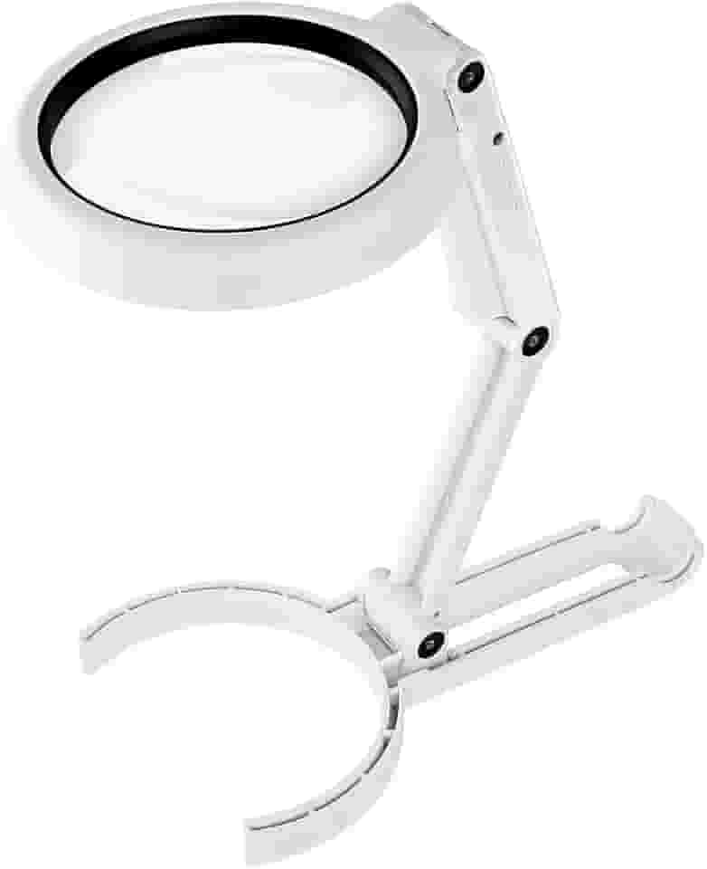 Lupa Premium 30x Dobrável com Luz  LED 2 Níveis  |  Leitura, Joias, Moedas, Envelhecimento Visual