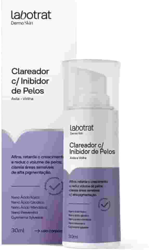 Labotrat - Clareador Com Inibidor De Pelos Labotrat Dermo Skin 30Ml Axila/Virilha