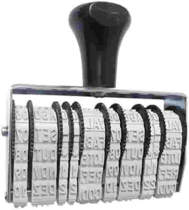 Carimbo Datador Duplo Kanji Linear Com Val/fab 5mm 3505