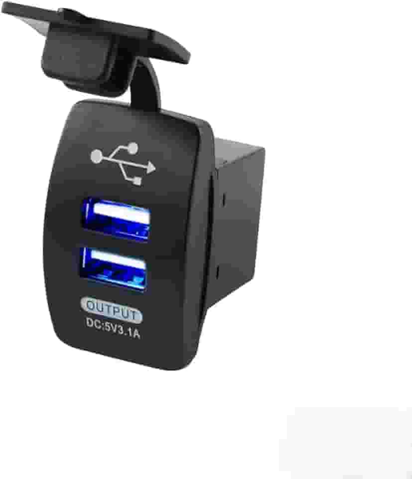 Entrada USB Carregador de Celular para Carro Moto Caminhao Barcos BIVOLT Instalação Fácil