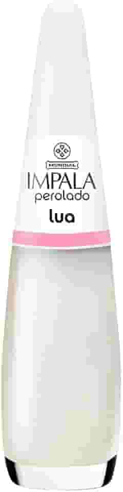 Esmalte Perolado Lua, Impala Cosmeticos, Branco