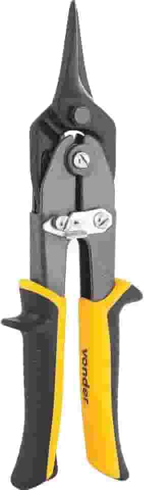 Tesoura Para Chapas, Modelo Aviação, Reta, Em Aço Cromo Vanádio, Vdp 10r, Plus, Vonder Vdo1046 Vonder