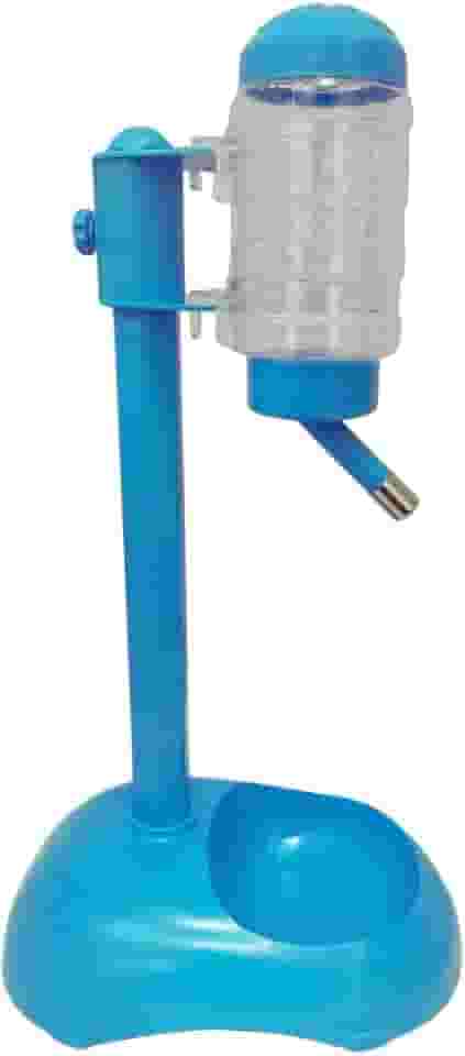 Chalesco Bebedouro com Suporte e Comedouro Tamanho Médio para Cães Azul