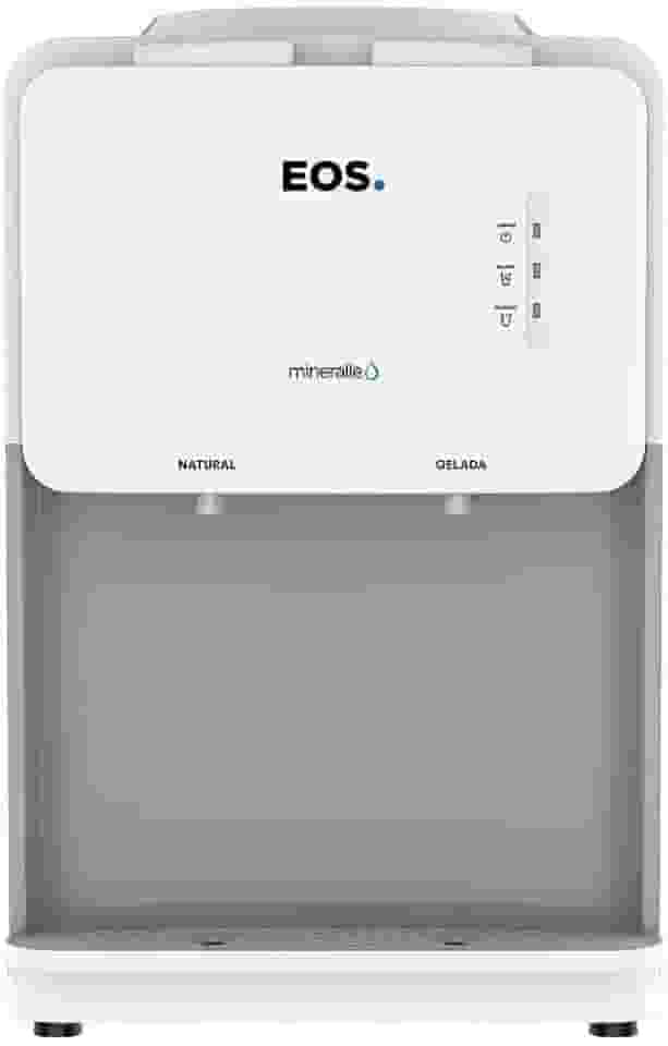 Bebedouro de Mesa para Garrafão EOS Mineralle Compacto com Compressor Branco EBC03B 110V