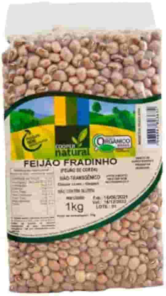 Kit 2X: Feijão Fradinho Orgânico Coopernatural 1kg