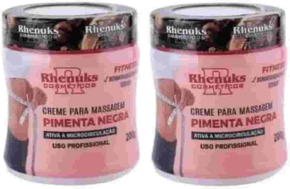 Gel Lipo Redutor de medidas Corporal e Abdominal Pimenta Negra Rhenuks