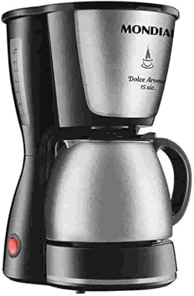 MONDIAL Cafeteira Elétrica Dolce Arome, Preto/Inox, 550W, 220V - C-34 JI 15X